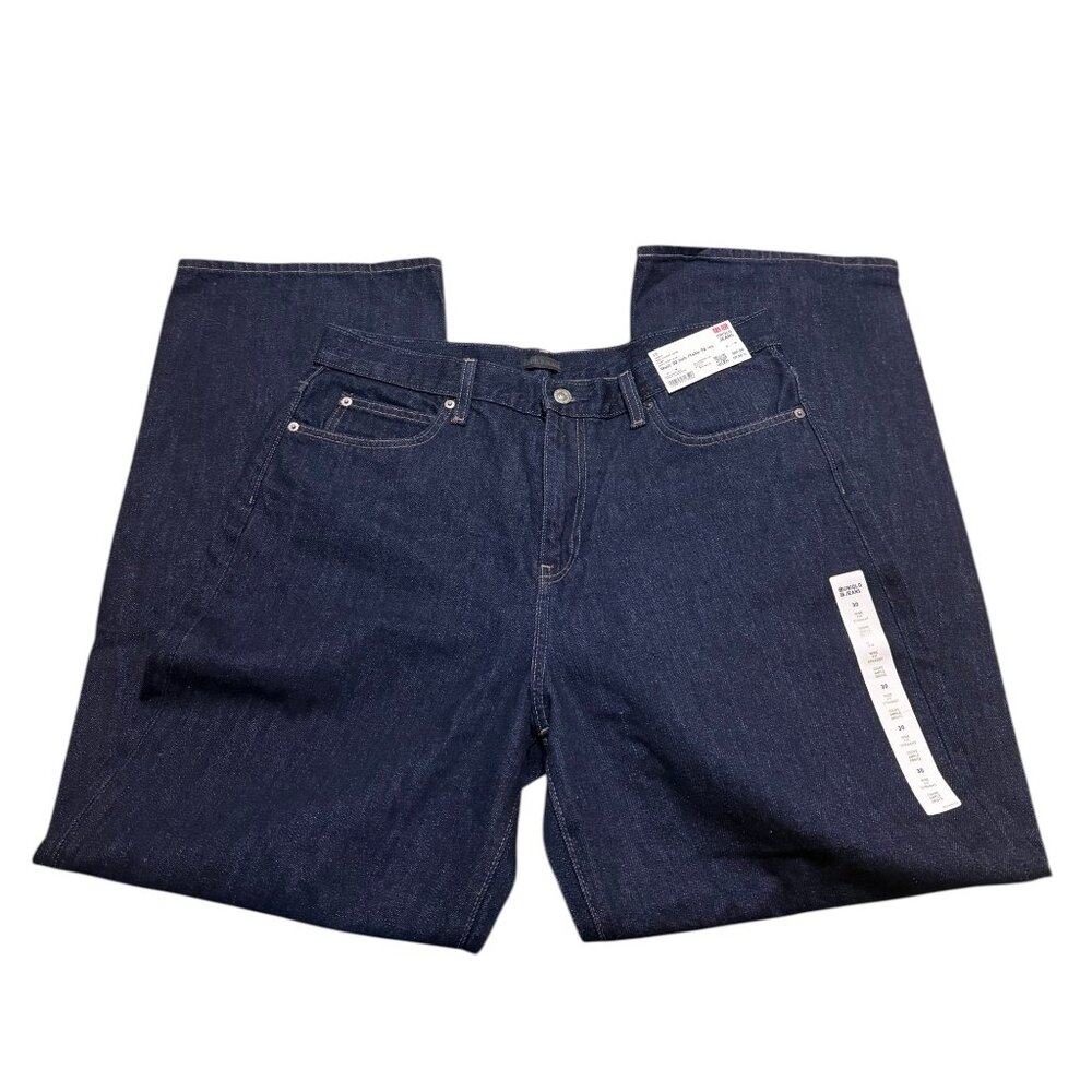 NWT Uniqlo Women Wide Straight Jeans - Picture 6 of 10